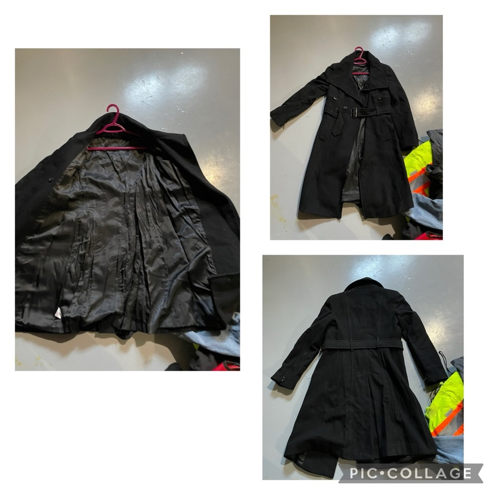 Stylish Black Trench Coat